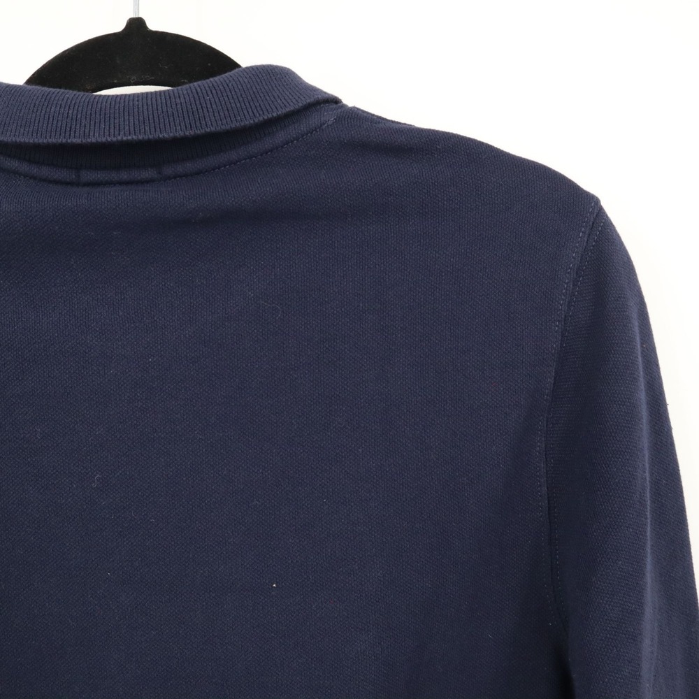 J. Crew‎ Piqué Fleece Sweatshirt Men XS Blue Preppy Academia Collegiate Classic - Picture 11 of 16